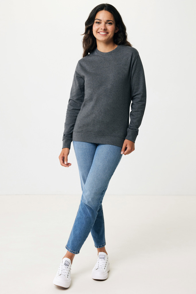 IQONIQ Denali recycled cotton crew neck undyed