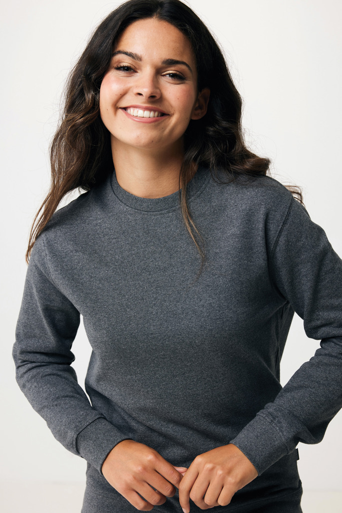 IQONIQ Denali recycled cotton crew neck undyed