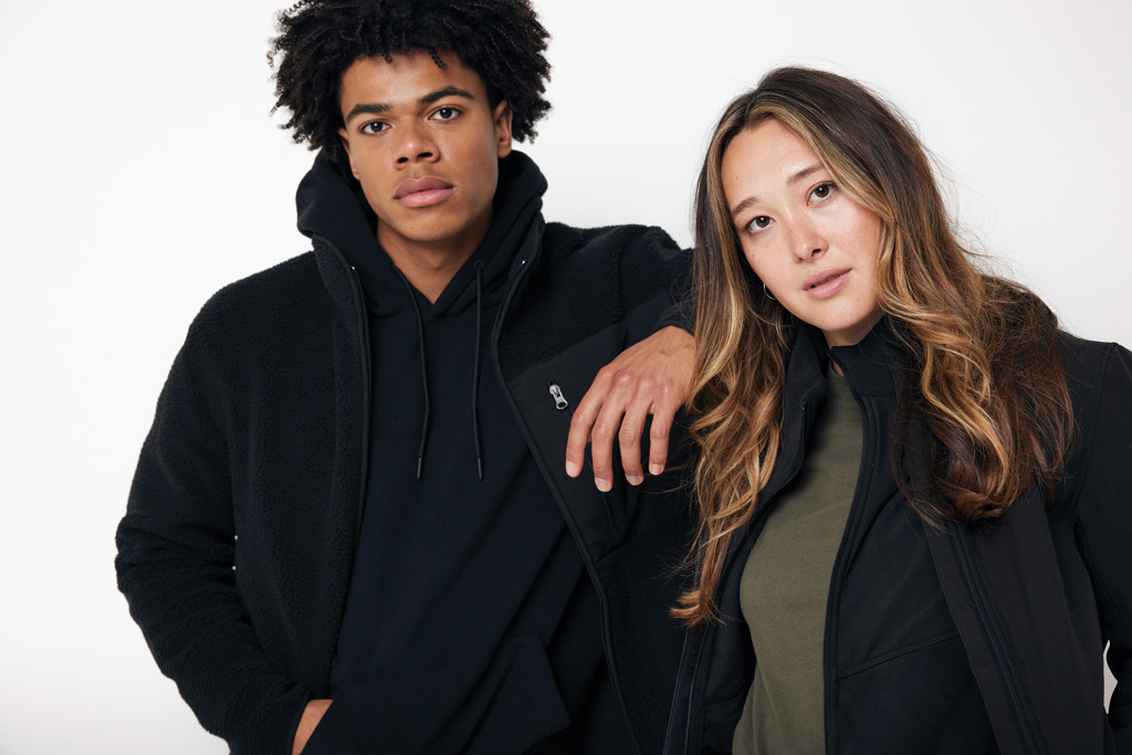 IQONIQ Yoho recycled cotton relaxed hoodie