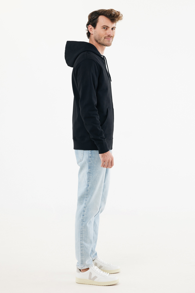 IQONIQ Abisko recycled cotton zip through hoodie