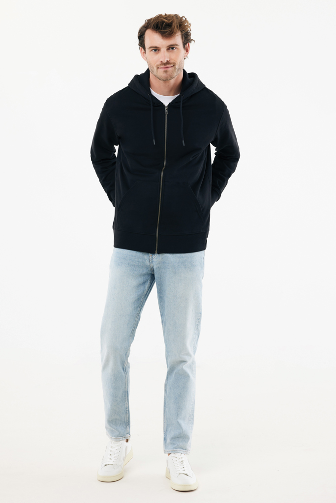 IQONIQ Abisko recycled cotton zip through hoodie