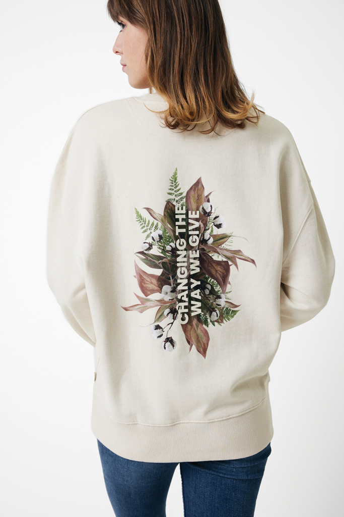 IQONIQ Kruger Sudadera Cuello Redondo Relax Fit Algodón Reci