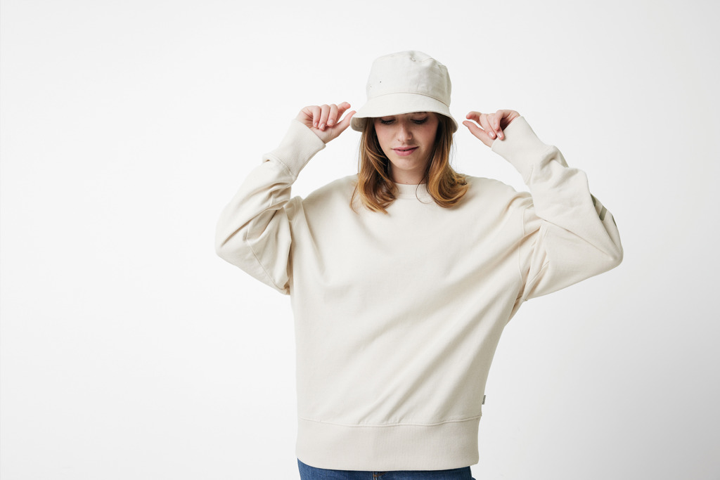 IQONIQ Kruger Sudadera Cuello Redondo Relax Fit Algodón Reci