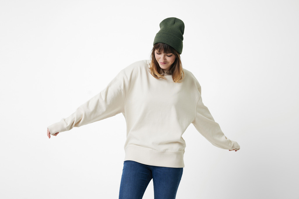 IQONIQ Kruger Sudadera Cuello Redondo Relax Fit Algodón Reci