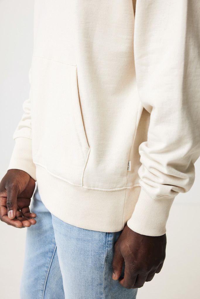 IQONIQ Rila lightweight recycled cotton hoodie