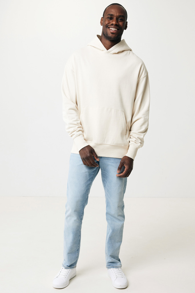 IQONIQ Rila lightweight recycled cotton hoodie