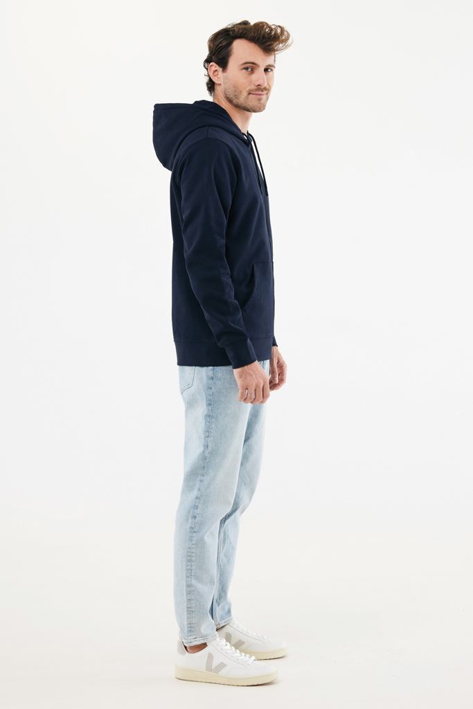IQONIQ Abisko recycled cotton zip through hoodie