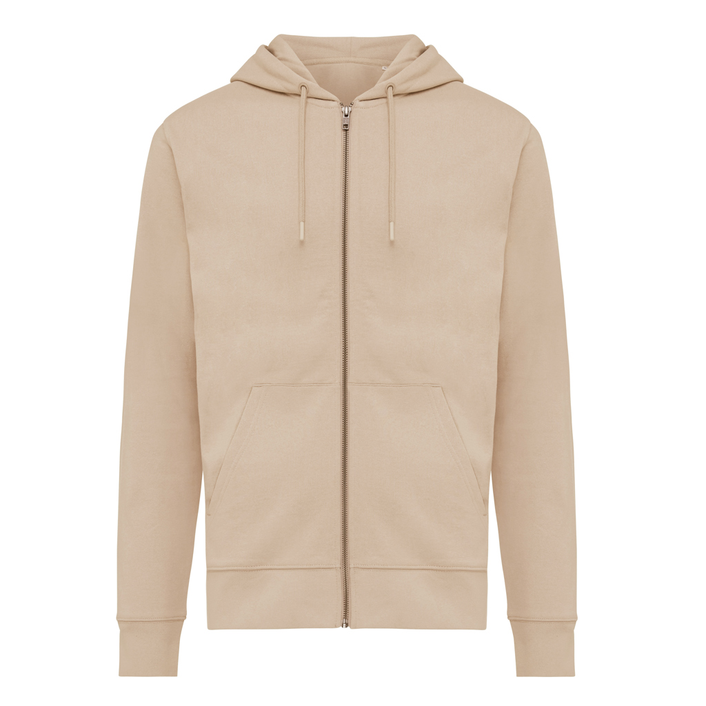 IQONIQ Abisko recycled cotton zip through hoodie