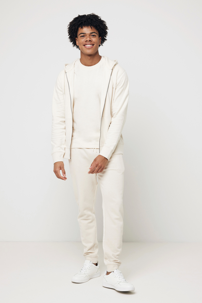 IQONIQ Abisko recycled cotton zip through hoodie