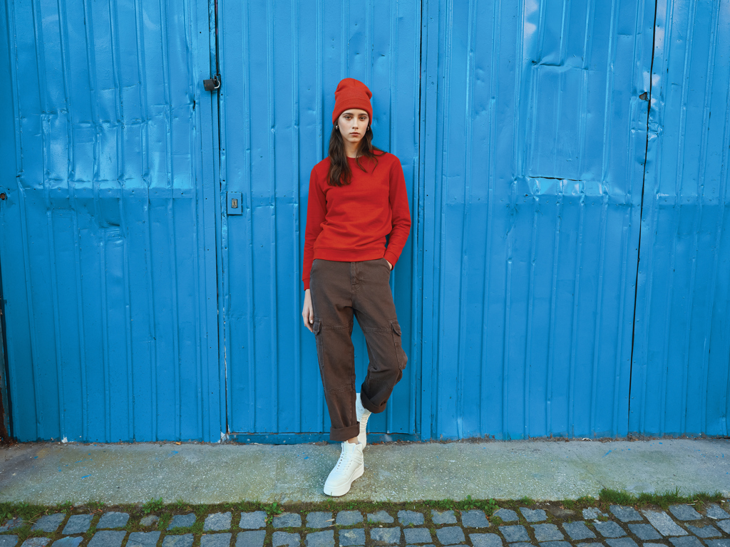 IQONIQ Zion recycled cotton crew neck