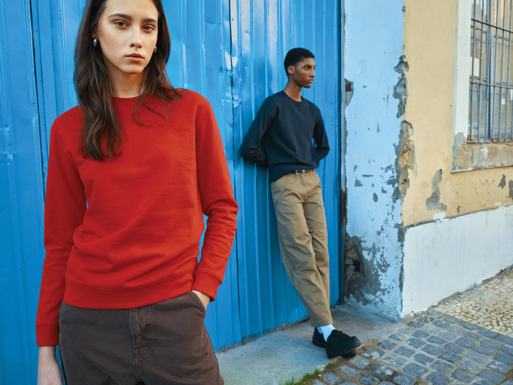 IQONIQ Zion recycled cotton crew neck