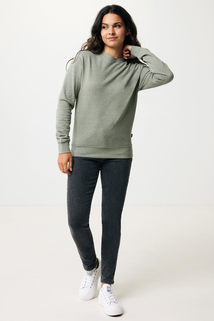 IQONIQ Denali recycled cotton crew neck undyed