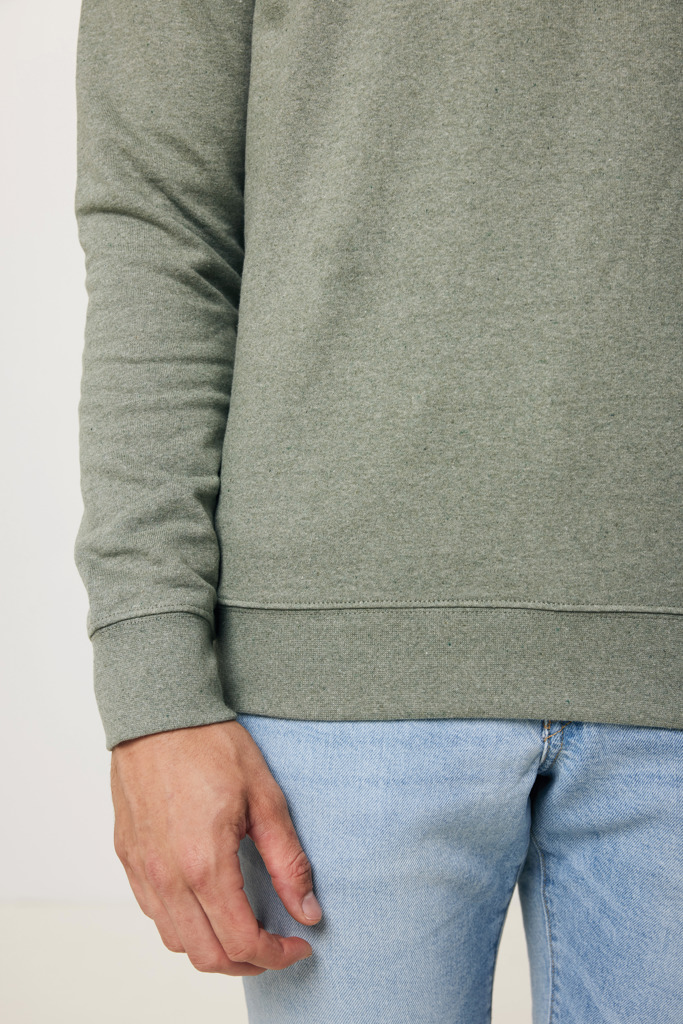 IQONIQ Denali recycled cotton crew neck undyed