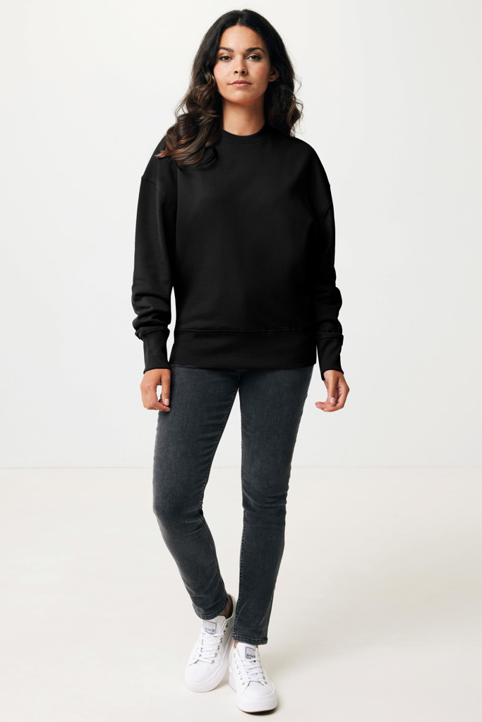 IQONIQ Kruger Sudadera Cuello Redondo Relax Fit Algodón Reci