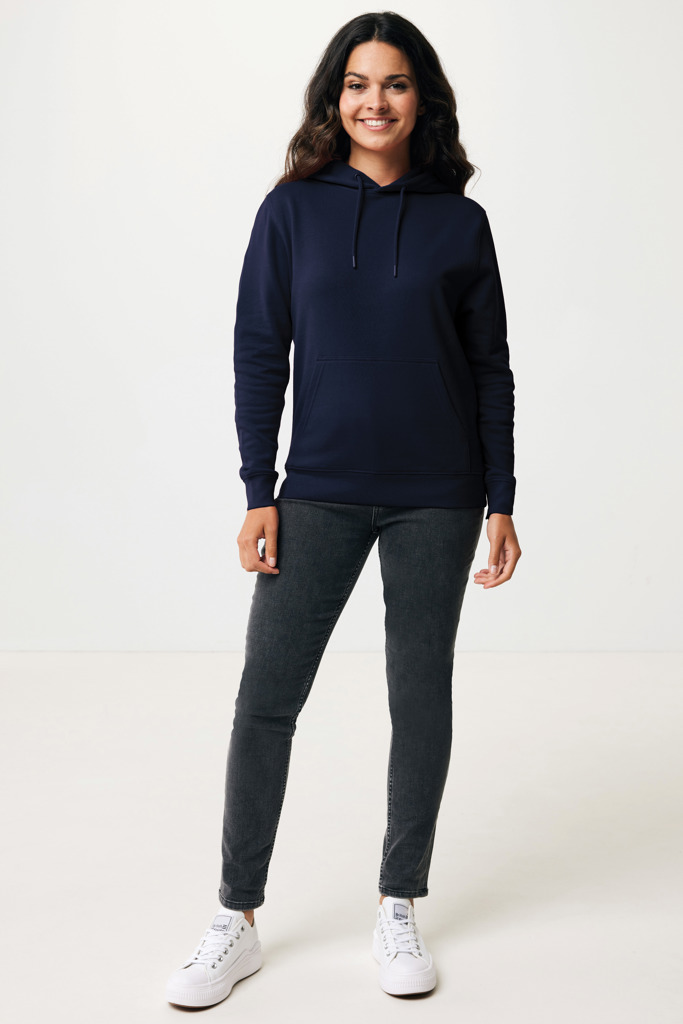 IQONIQ Rila lightweight recycled cotton hoodie