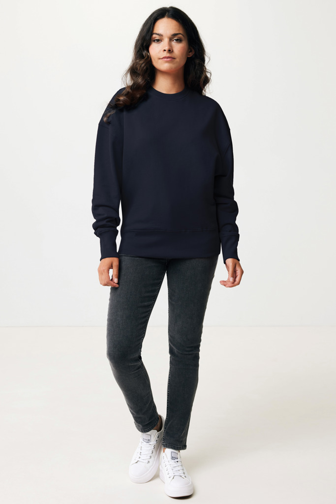 IQONIQ Kruger Sudadera Cuello Redondo Relax Fit Algodón Reci