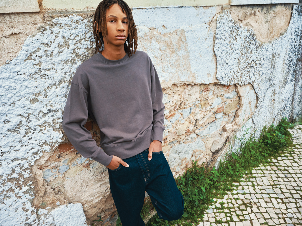 IQONIQ Zion recycled cotton crew neck