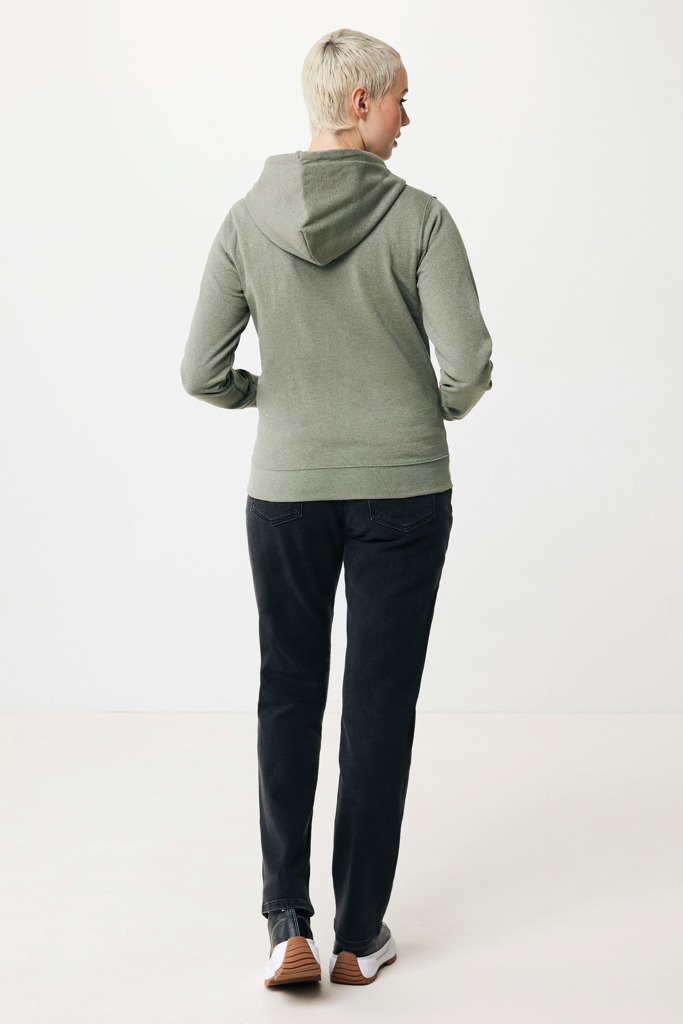IQONIQ Abisko recycled cotton zip through hoodie
