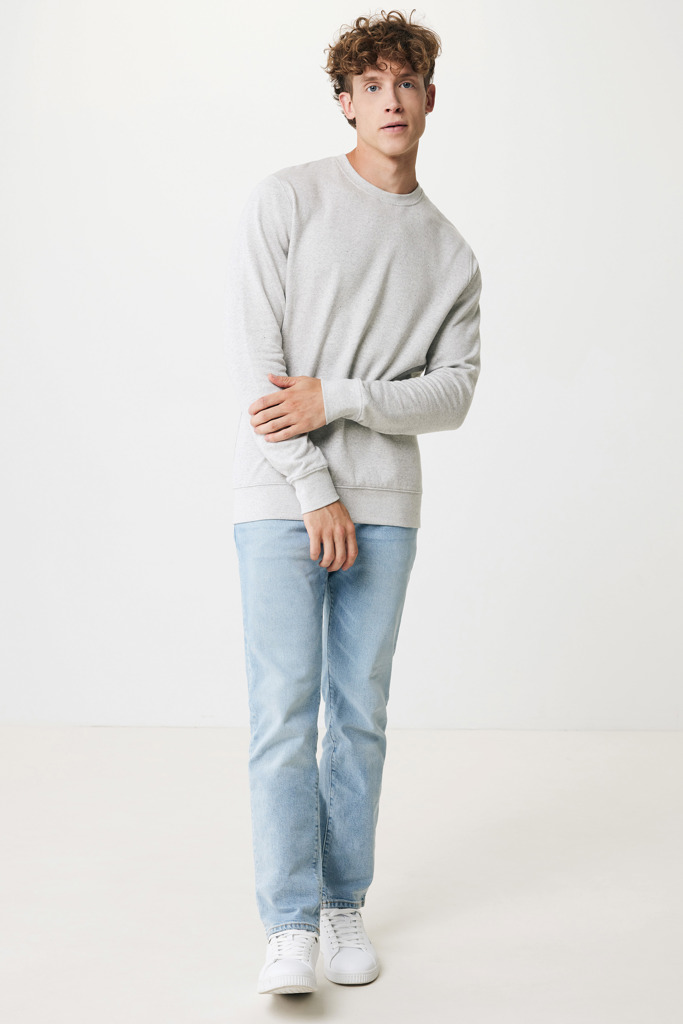 IQONIQ Denali recycled cotton crew neck undyed