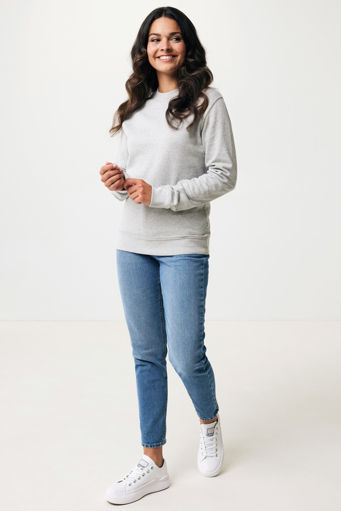IQONIQ Denali recycled cotton crew neck undyed