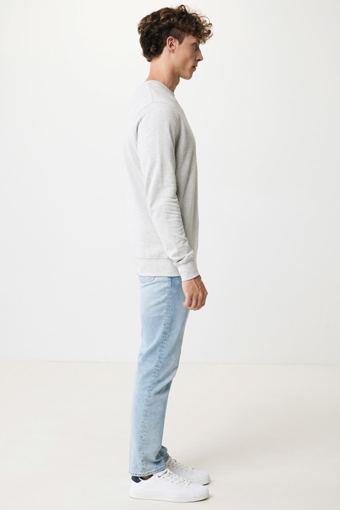 IQONIQ Denali recycled cotton crew neck undyed