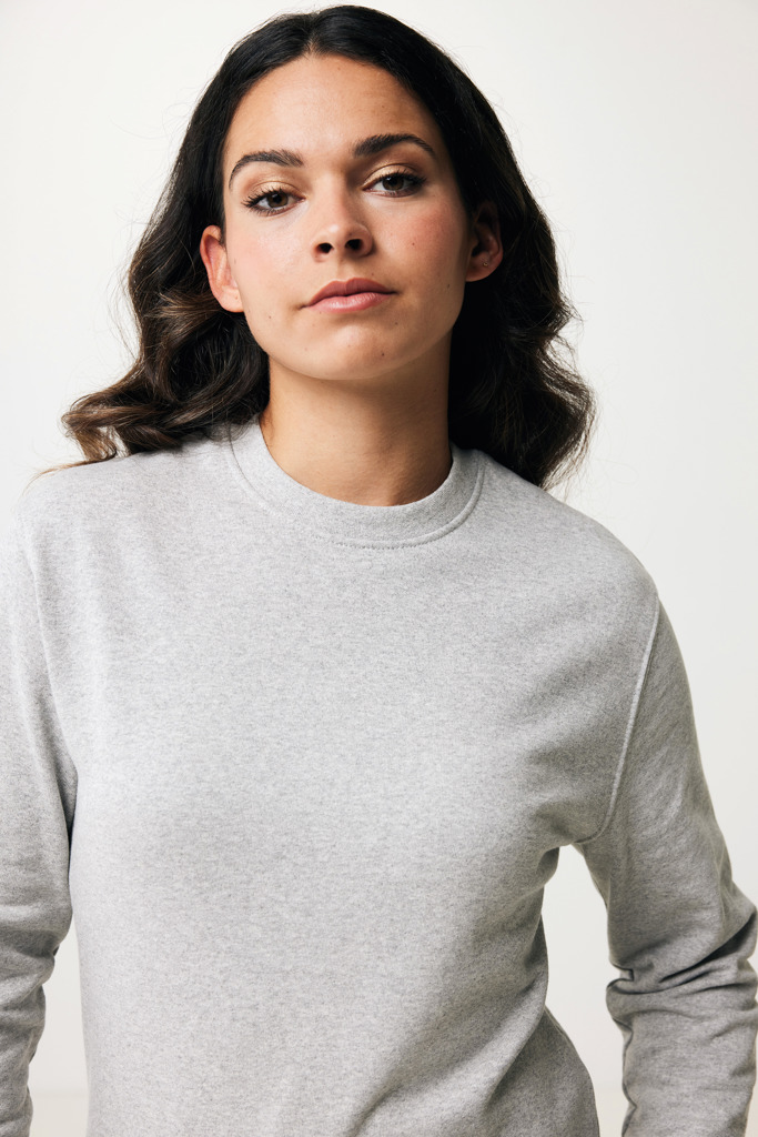 IQONIQ Denali recycled cotton crew neck undyed