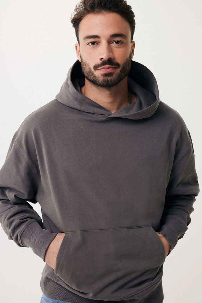 IQONIQ Yoho recycled cotton relaxed hoodie