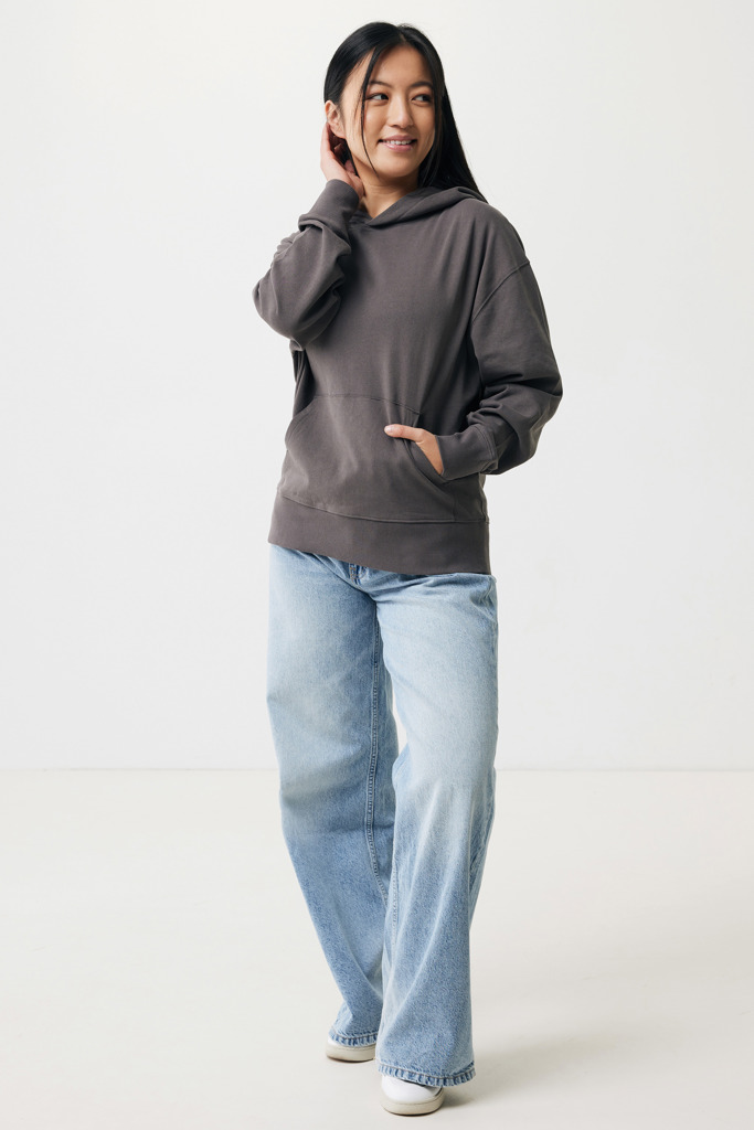 IQONIQ Yoho recycled cotton relaxed hoodie