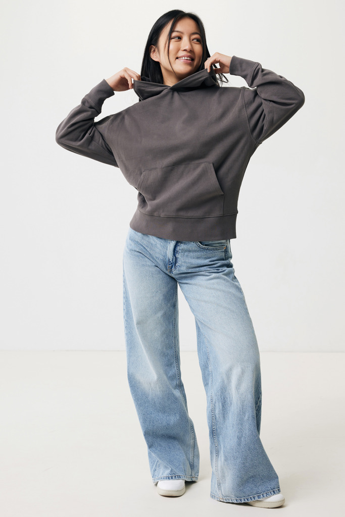 IQONIQ Yoho recycled cotton relaxed hoodie