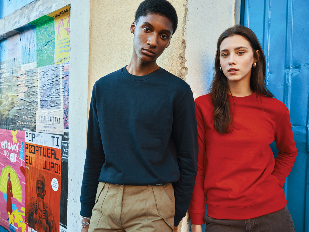 IQONIQ Zion recycled cotton crew neck