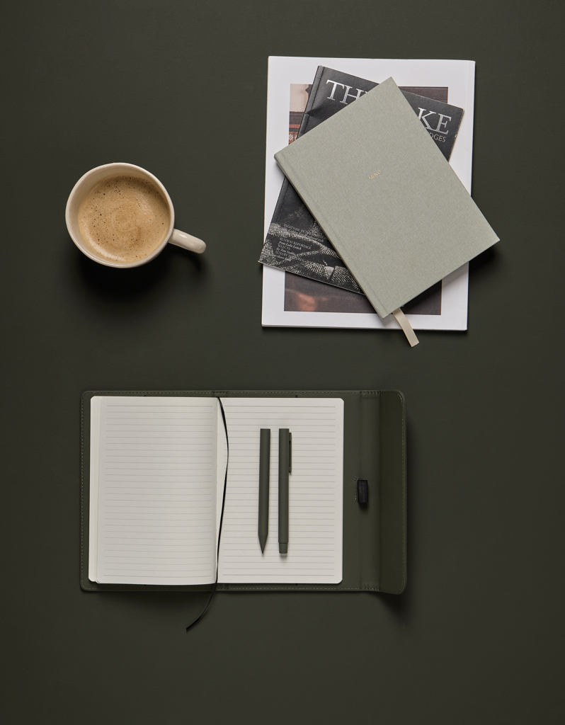 Cuaderno de PU y papel certificado VINGA Baltimore GRS