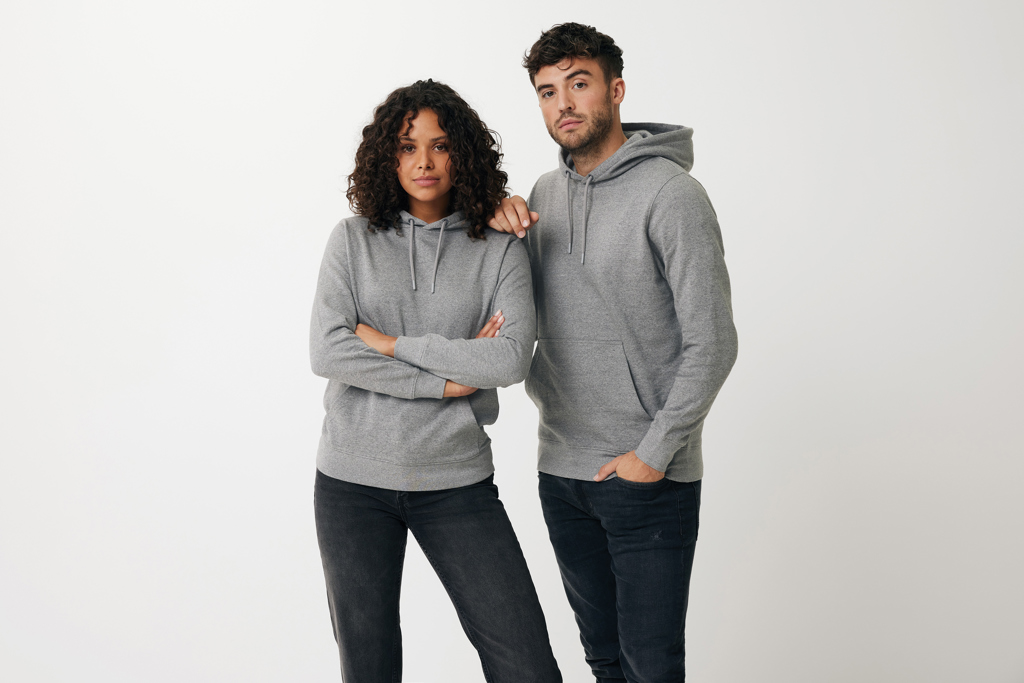 IQONIQ Rila lightweight recycled cotton hoodie