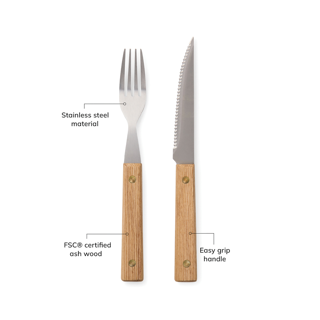 Set de cubiertos para barbacoa 8 piezas VINGA Paso