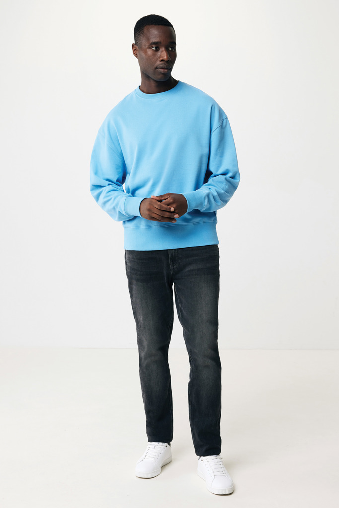 IQONIQ Kruger Sudadera Cuello Redondo Relax Fit Algodón Reci