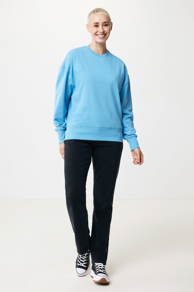 IQONIQ Kruger Sudadera Cuello Redondo Relax Fit Algodón Reci