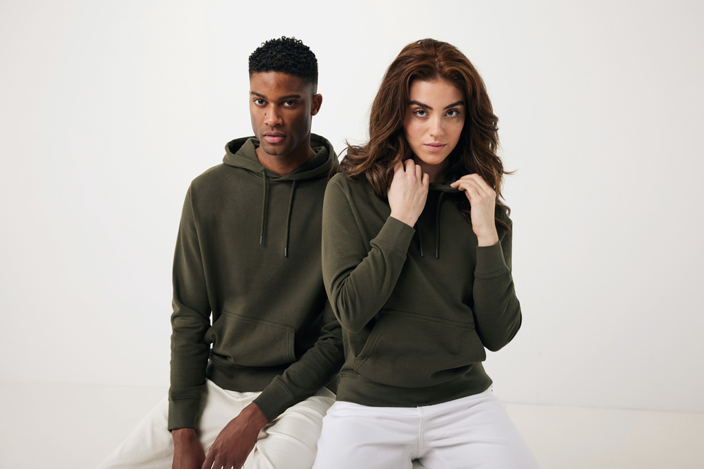 IQONIQ Rila lightweight recycled cotton hoodie
