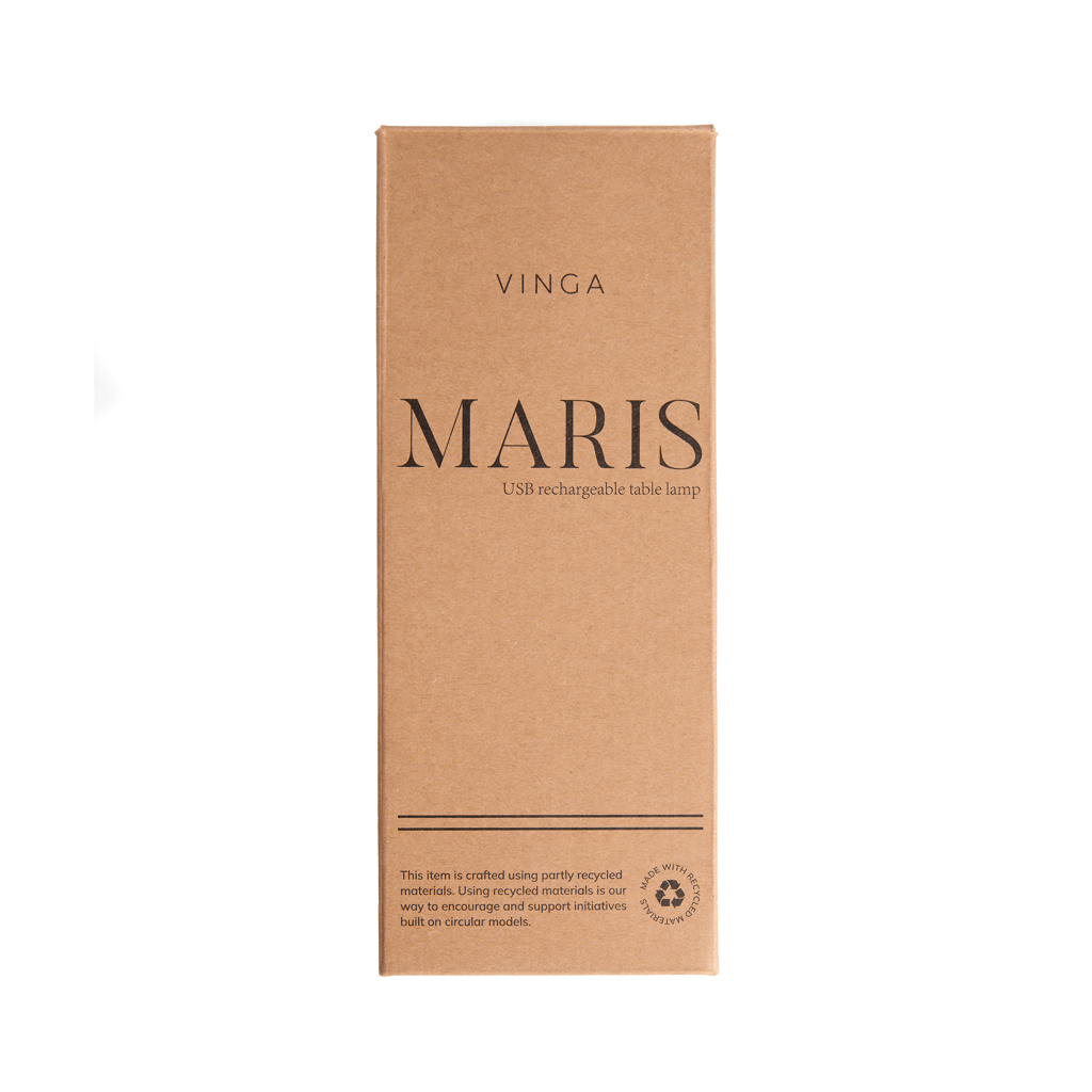 Lámpara de mesa VINGA Maris RCS de ABS reciclado