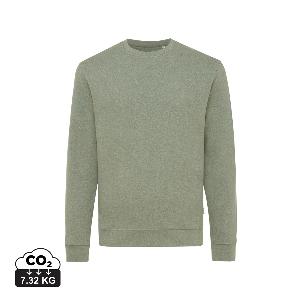 IQONIQ Denali recycled cotton crew neck undyed