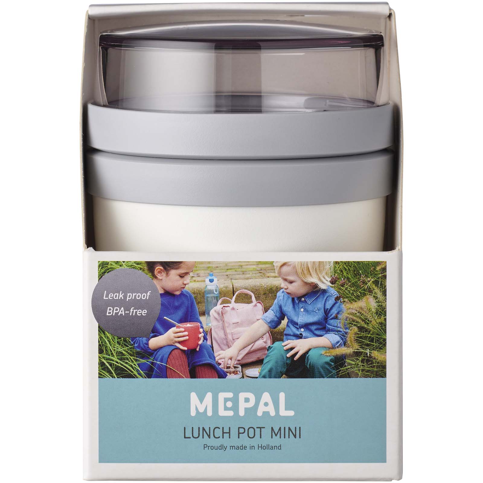 Fiambrera de 300+120 ml Mini Mepal Ellipse