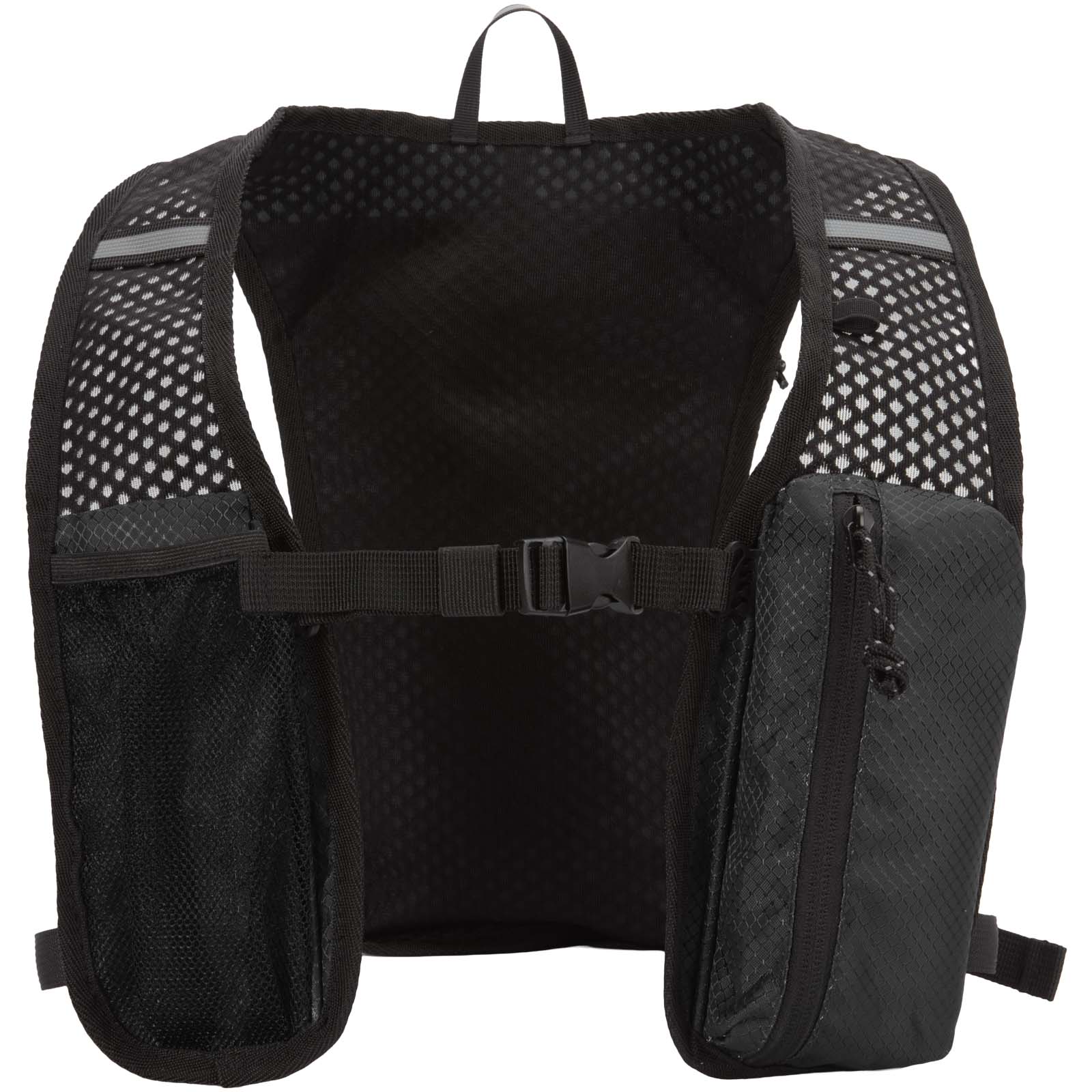 Chaleco de running de material reciclado con certificado GRS y mochila de hidratación de 5 L Nomad