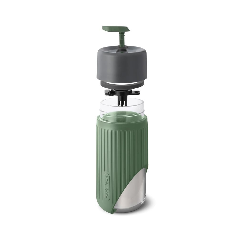 Vaso de vidrio Black+Blum de 340 ml