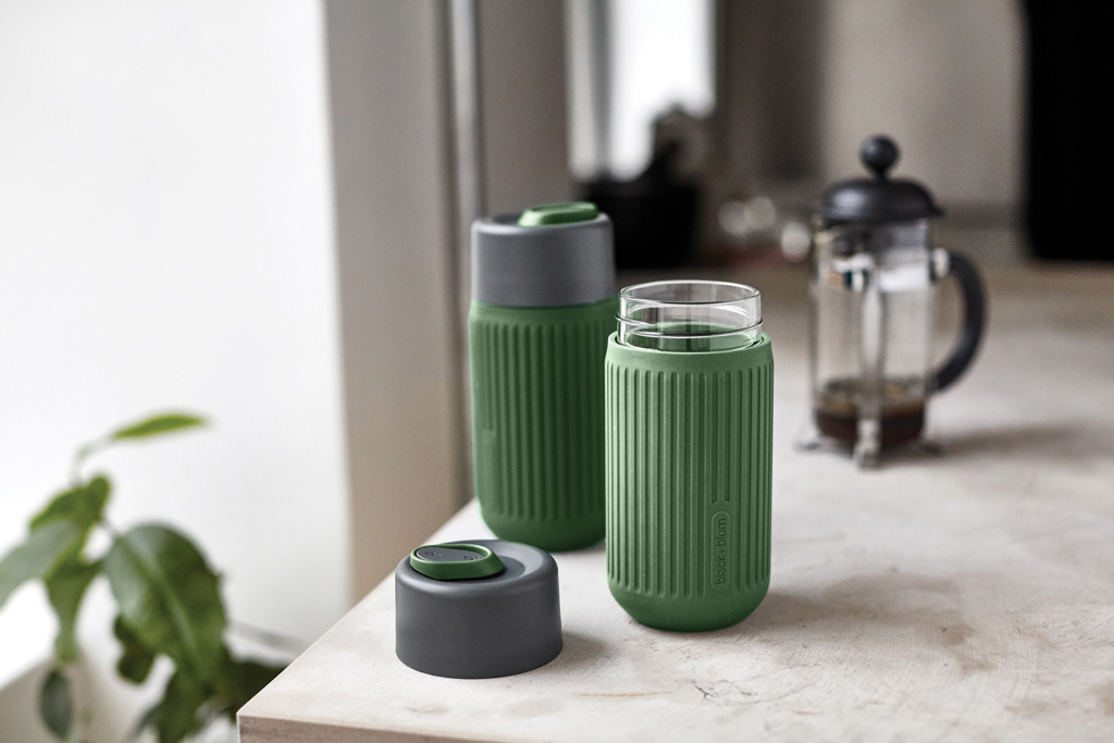 Vaso de vidrio Black+Blum de 340 ml