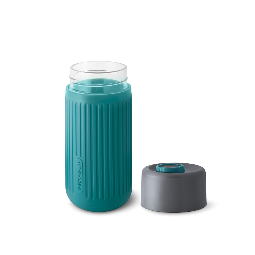 Vaso de vidrio Black+Blum de 340 ml