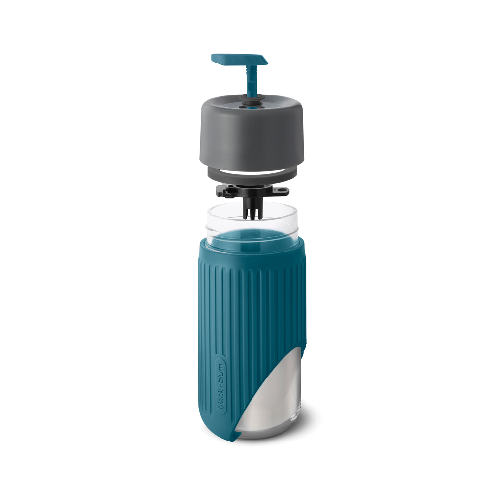 Vaso de vidrio Black+Blum de 340 ml