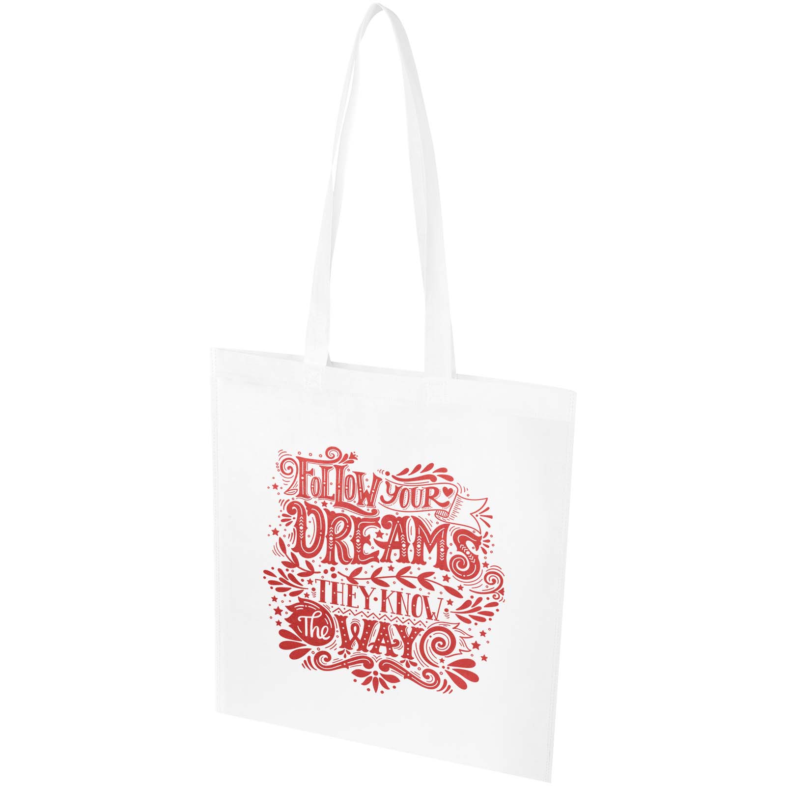 Bolsa Tote de 6 l para convenciones de material no tejido reciclado con certificado GRS EcoSeal
