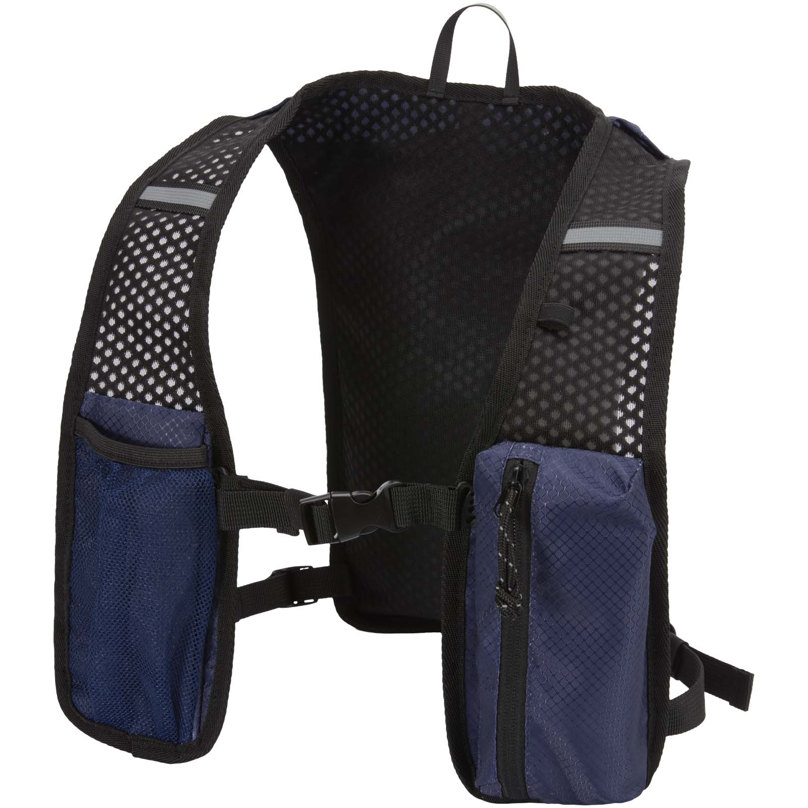 Chaleco de running de material reciclado con certificado GRS y mochila de hidratación de 5 L Nomad