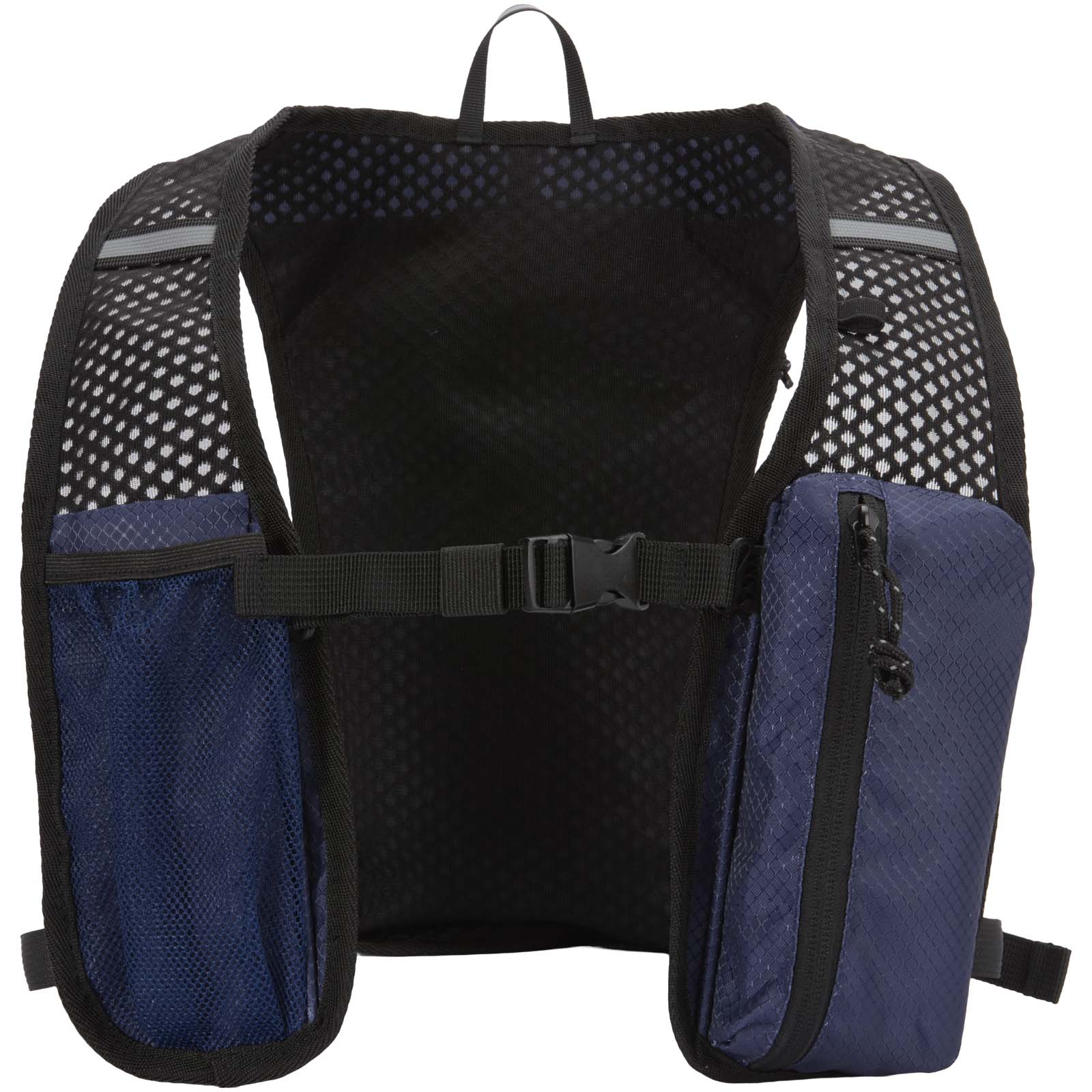 Chaleco de running de material reciclado con certificado GRS y mochila de hidratación de 5 L Nomad