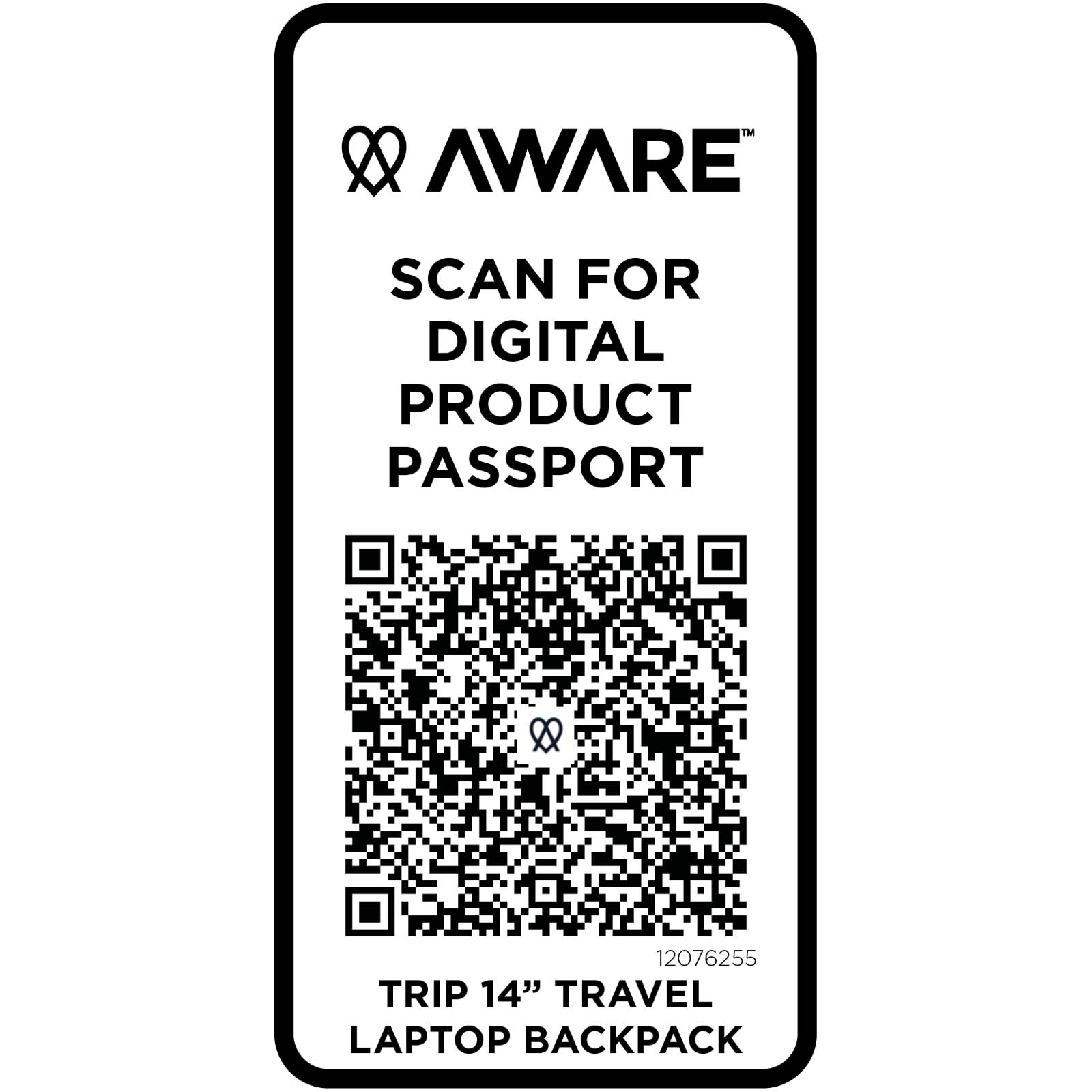 Mochila reciclada de viaje de 9 litros para portátil de 14 Trip Aware™