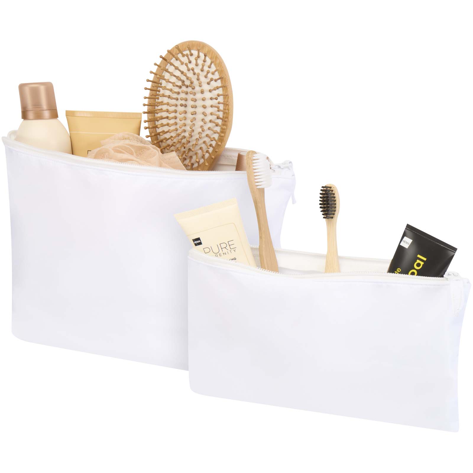 Set de neceseres de material reciclado con certificado GRS Swift