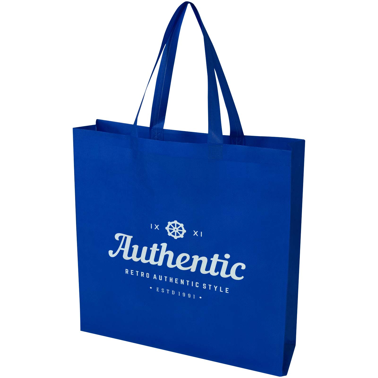Bolsa Tote de 12 L con refuerzo de material no tejido reciclado con certificado GRS EcoSeal